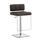Coaster Alameda Adjustable Bar Stool Chrome and Black Model 100194
